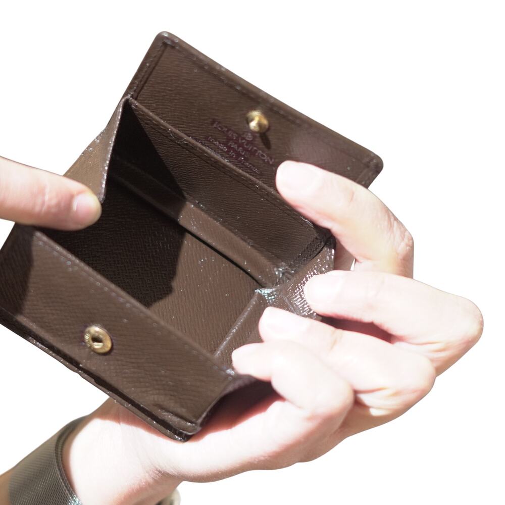 Auth Louis Vuitton Wallet Epi Leather Red Bifold Large Snap Button Refurbished - Picture 3 of 7